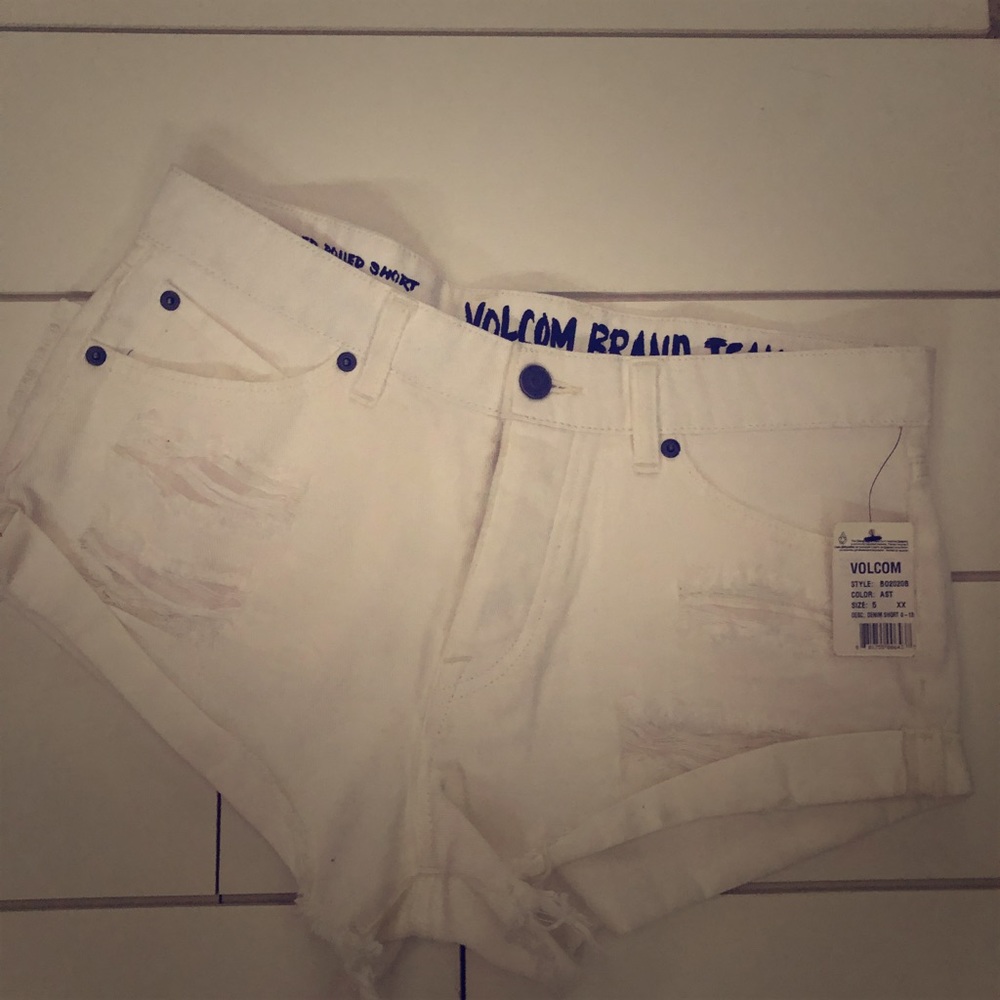 White Denim short